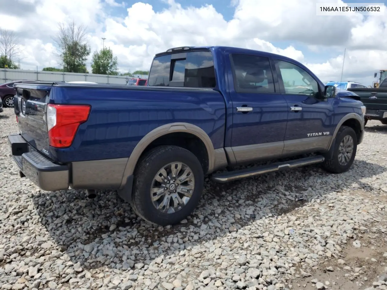 2018 Nissan Titan Sv VIN: 1N6AA1E51JN506532 Lot: 62223135