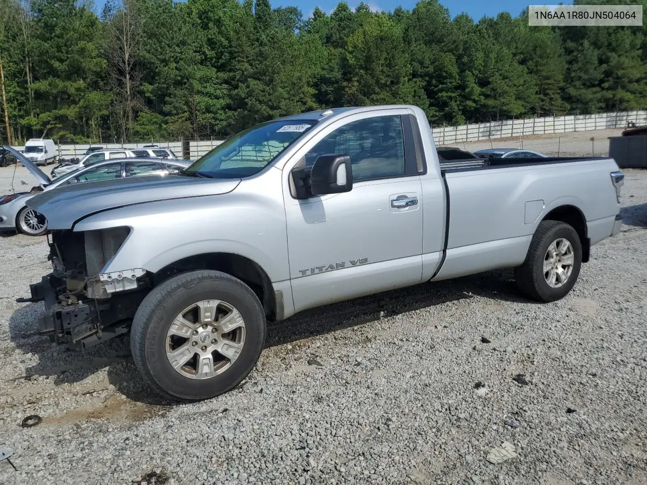 2018 Nissan Titan S VIN: 1N6AA1R80JN504064 Lot: 62677985