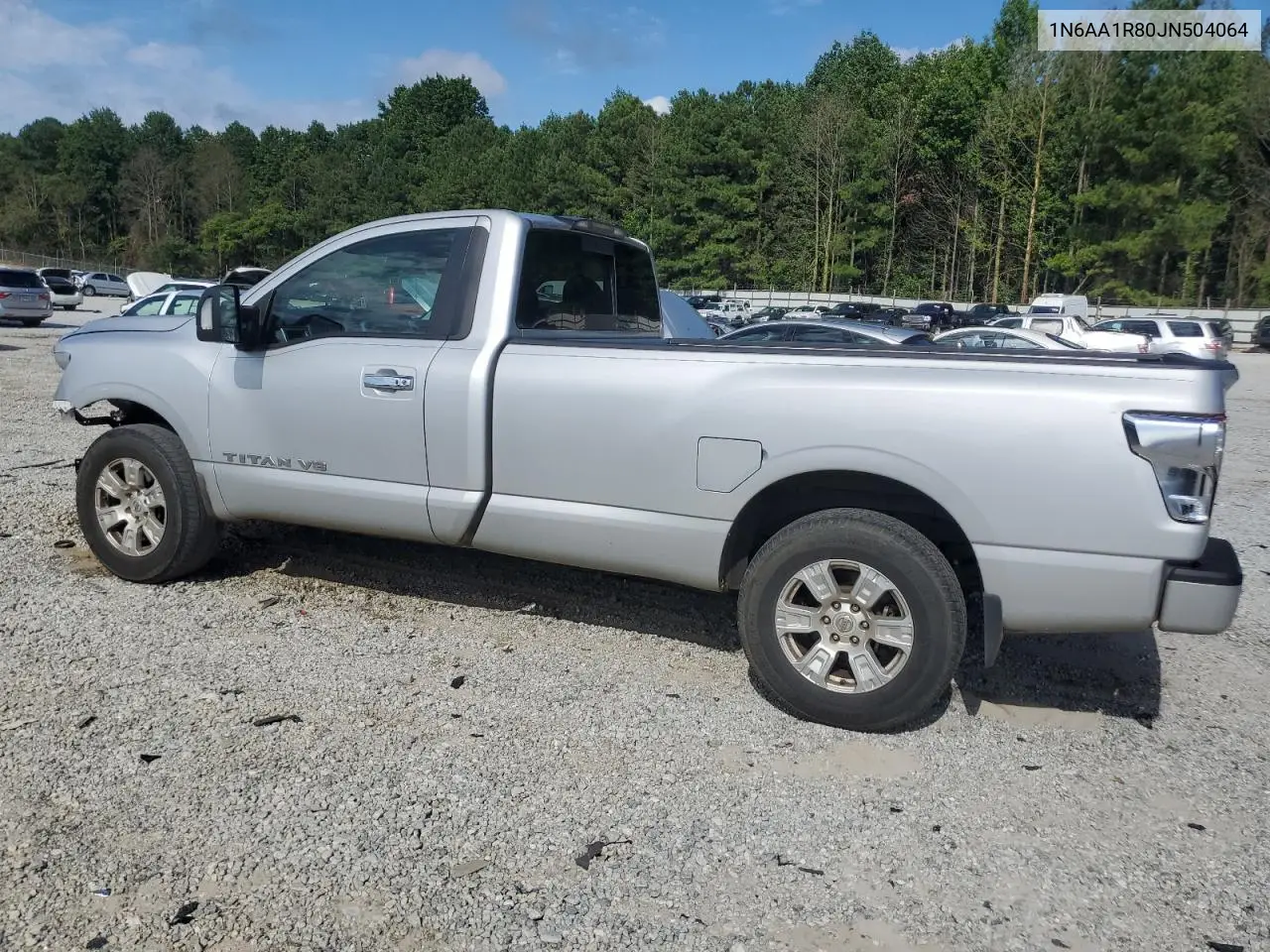 2018 Nissan Titan S VIN: 1N6AA1R80JN504064 Lot: 62677985