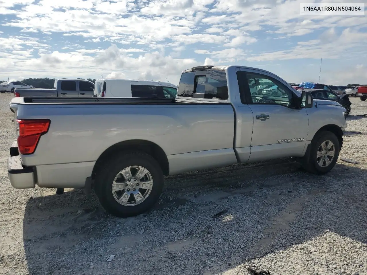 2018 Nissan Titan S VIN: 1N6AA1R80JN504064 Lot: 62677985