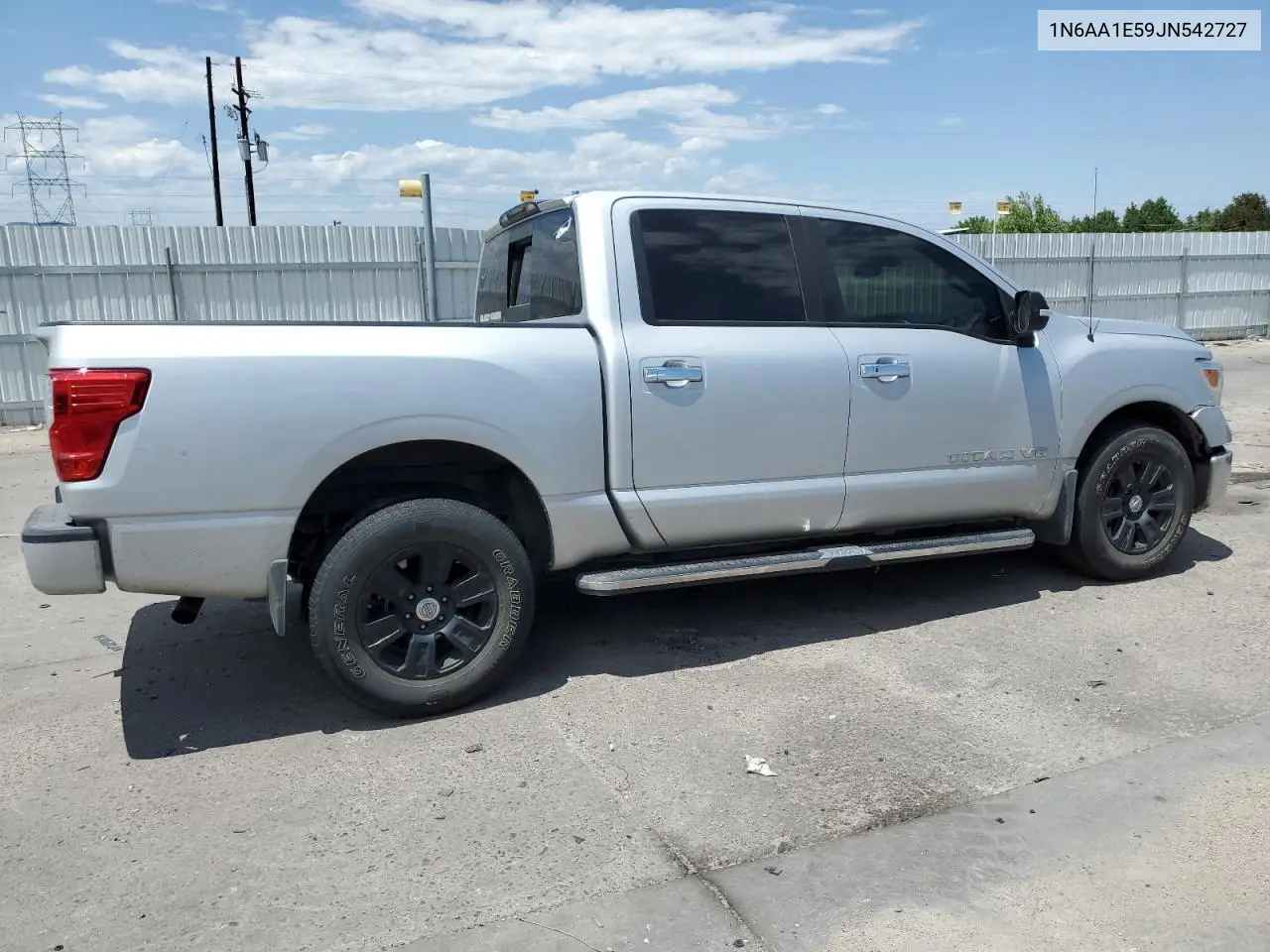 2018 Nissan Titan Sv VIN: 1N6AA1E59JN542727 Lot: 62706105