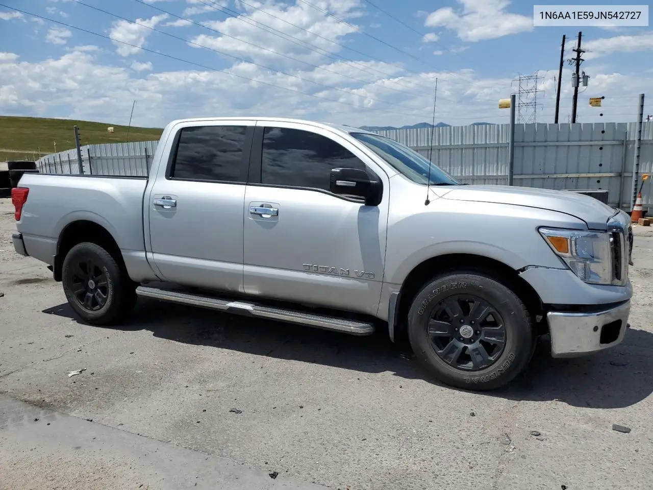 2018 Nissan Titan Sv VIN: 1N6AA1E59JN542727 Lot: 62706105