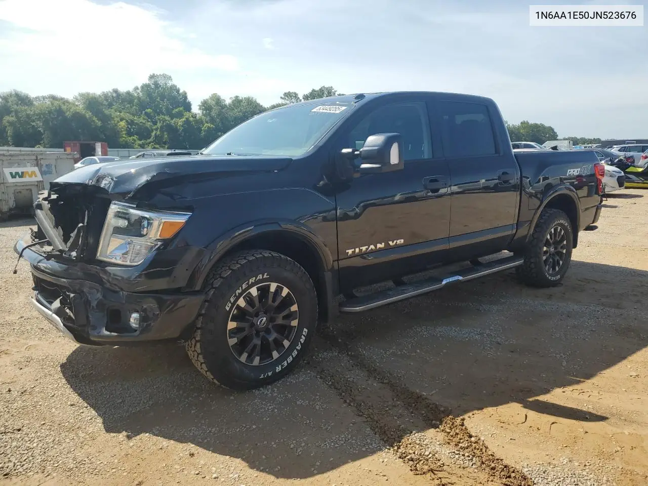 2018 Nissan Titan Sv VIN: 1N6AA1E50JN523676 Lot: 63449285