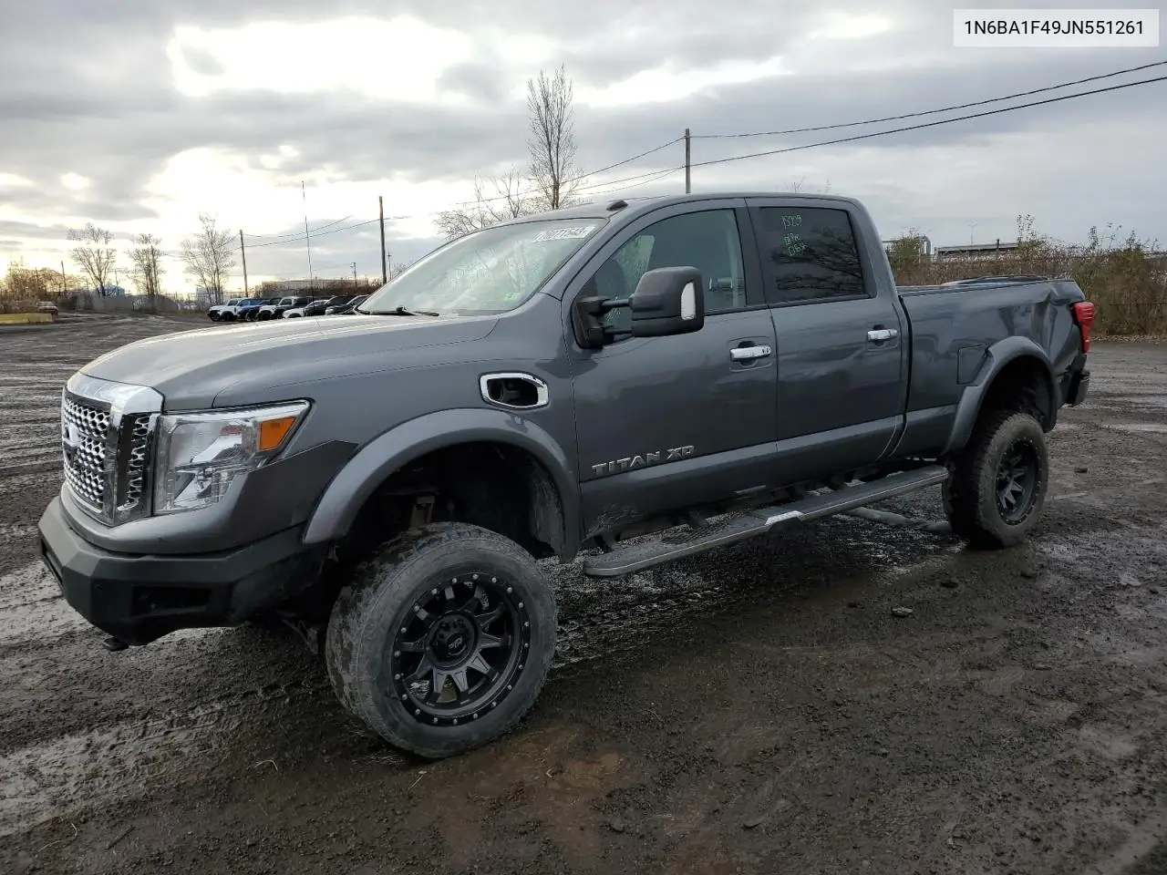 2018 Nissan Titan Xd Sl VIN: 1N6BA1F49JN551261 Lot: 76071543