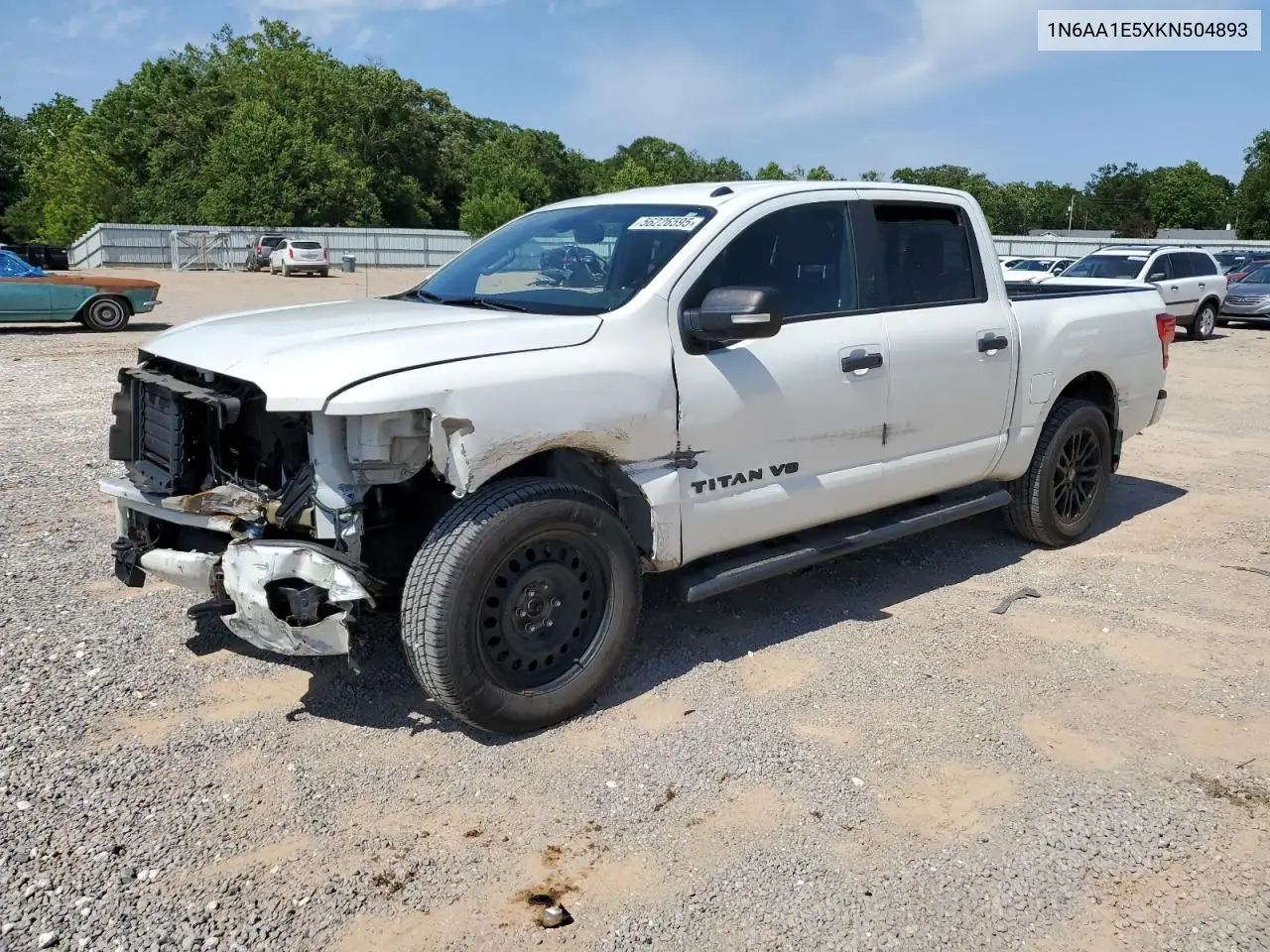 2019 Nissan Titan Sv VIN: 1N6AA1E5XKN504893 Lot: 56226595