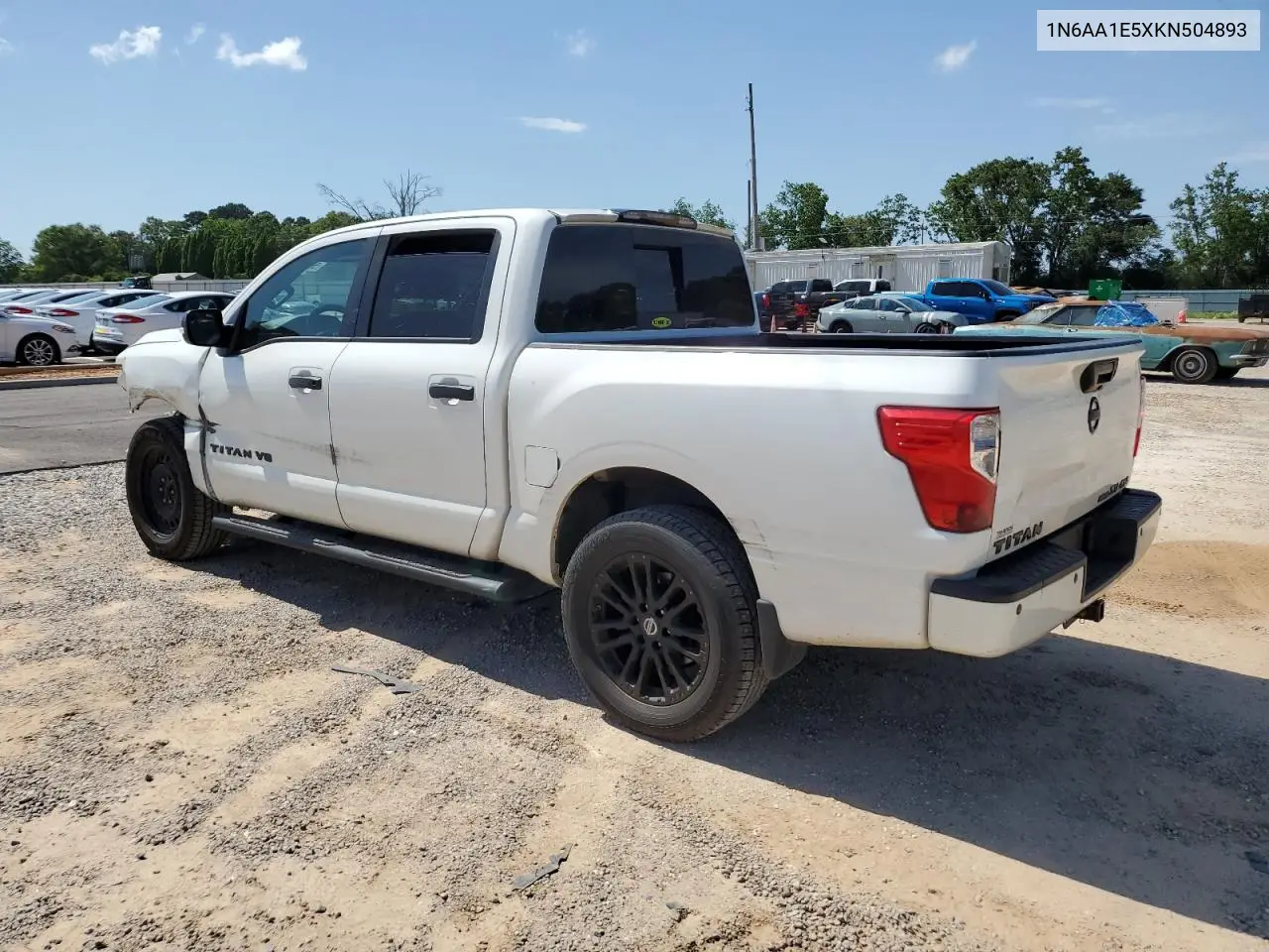 2019 Nissan Titan Sv VIN: 1N6AA1E5XKN504893 Lot: 56226595