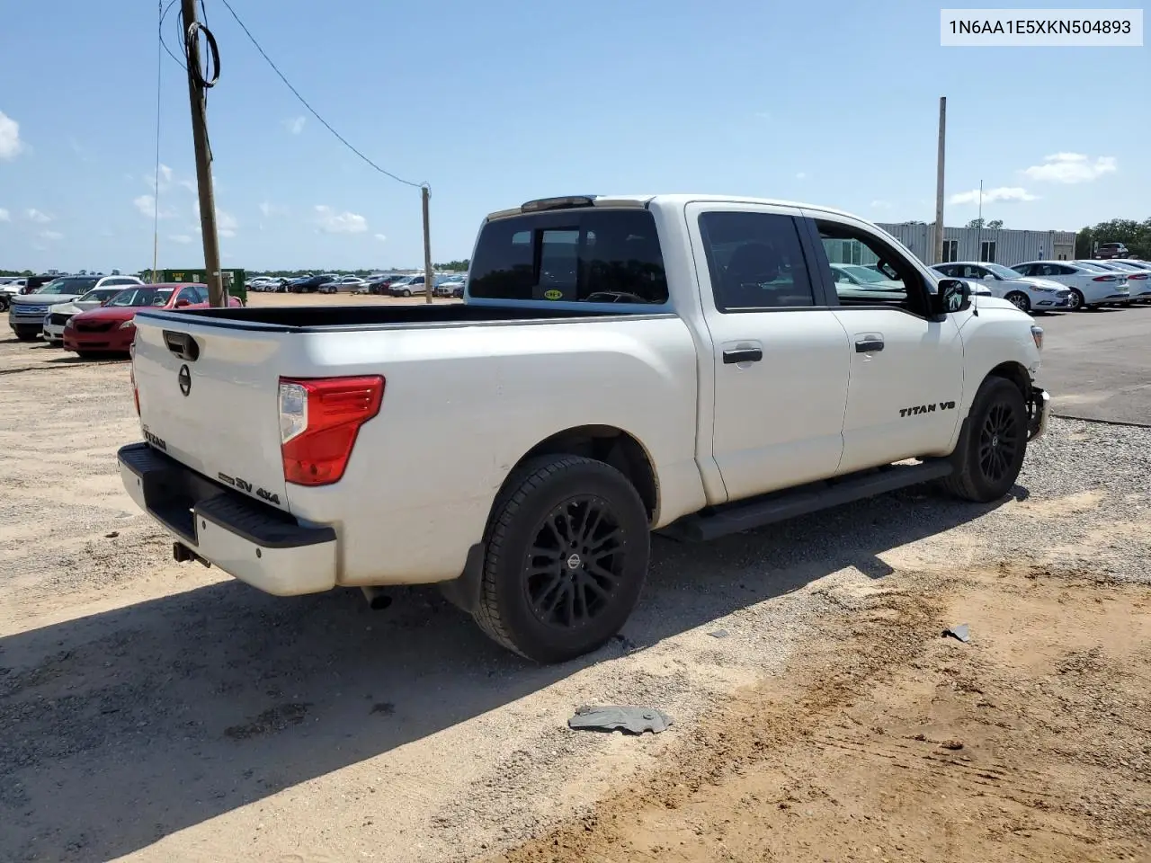 2019 Nissan Titan Sv VIN: 1N6AA1E5XKN504893 Lot: 56226595