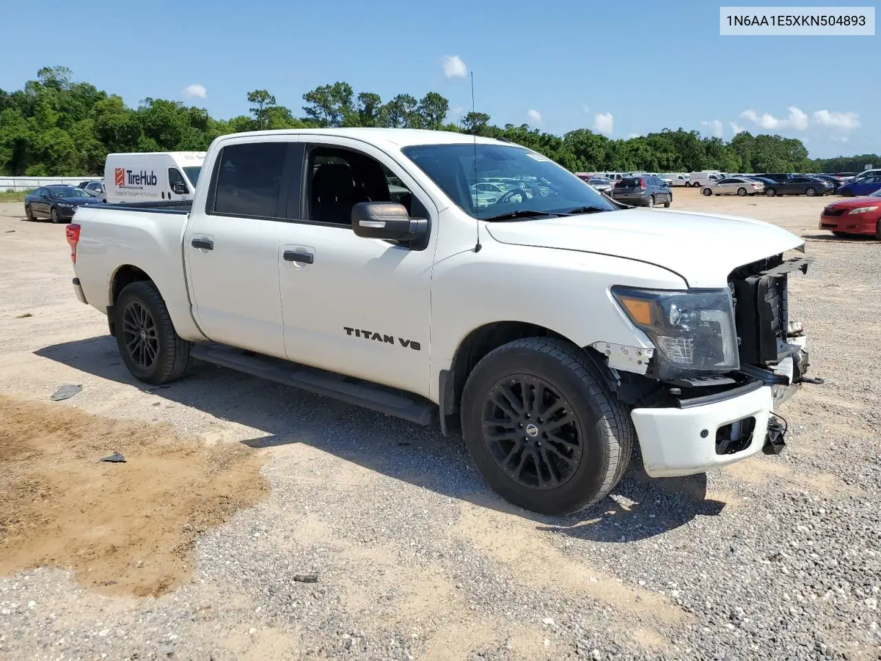 2019 Nissan Titan Sv VIN: 1N6AA1E5XKN504893 Lot: 56226595