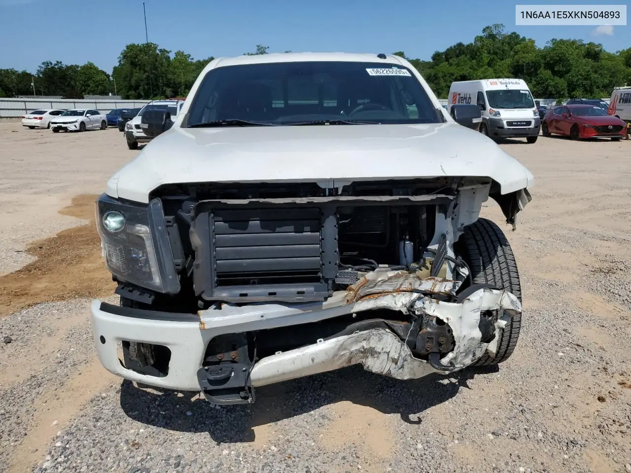2019 Nissan Titan Sv VIN: 1N6AA1E5XKN504893 Lot: 56226595