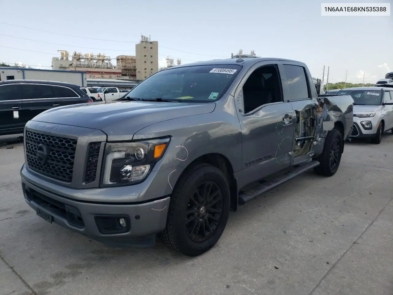2019 Nissan Titan Platinum Reserve VIN: 1N6AA1E68KN535388 Lot: 61808495