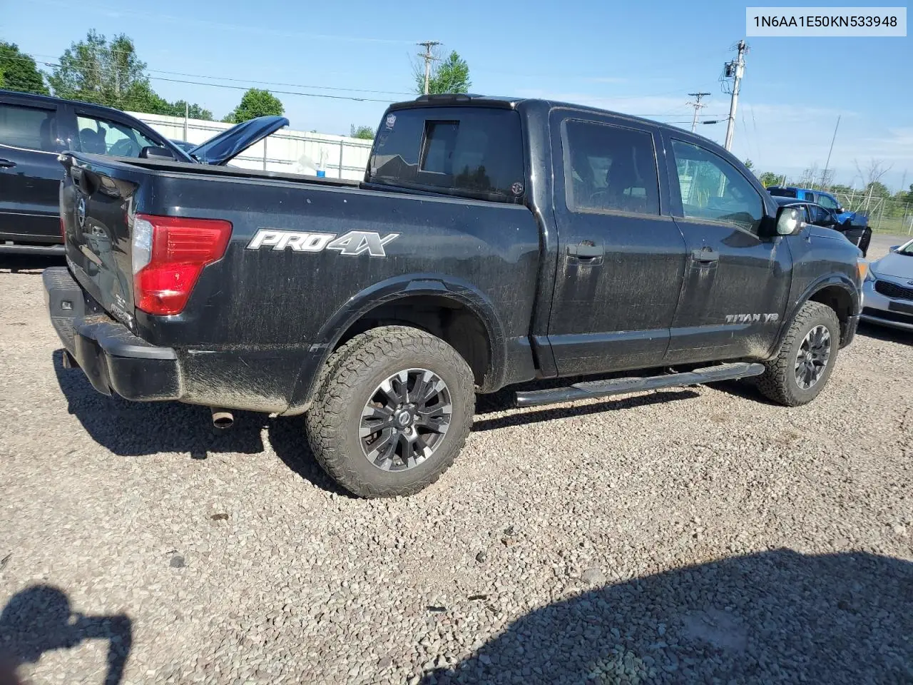 2019 Nissan Titan Sv VIN: 1N6AA1E50KN533948 Lot: 62206805