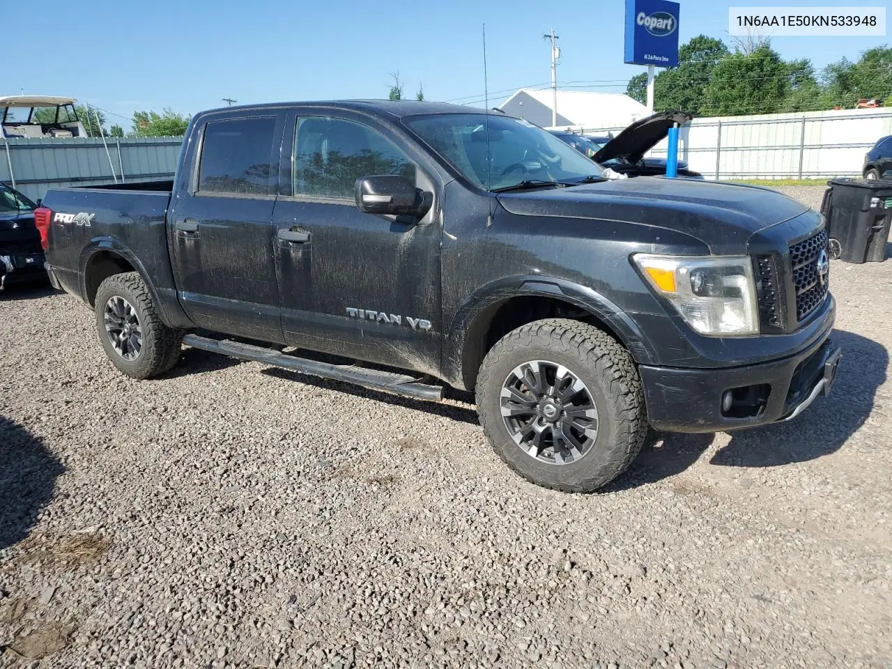2019 Nissan Titan Sv VIN: 1N6AA1E50KN533948 Lot: 62206805