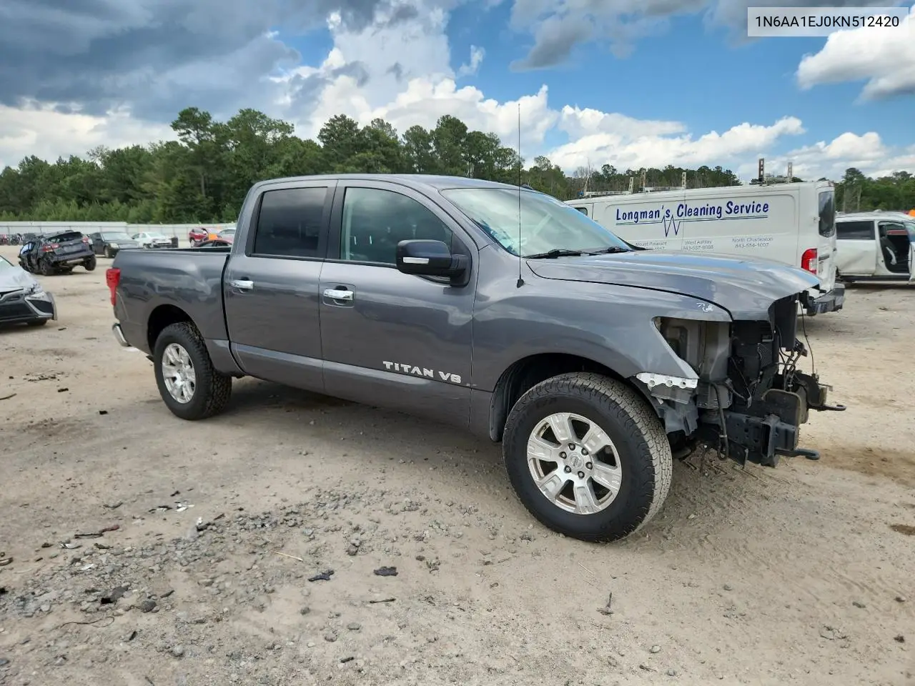2019 Nissan Titan S VIN: 1N6AA1EJ0KN512420 Lot: 63059095