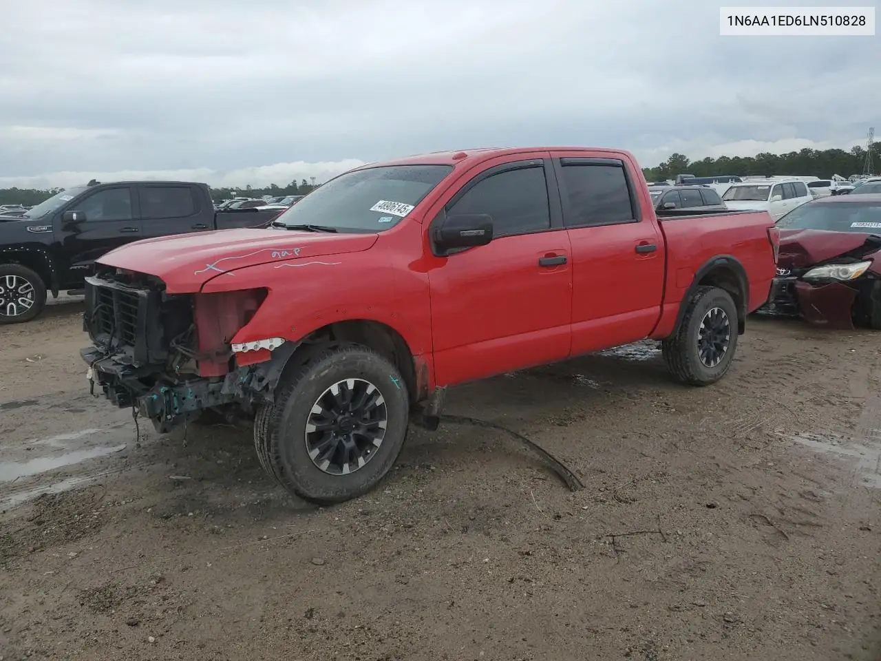 2020 Nissan Titan Sv VIN: 1N6AA1ED6LN510828 Lot: 48906145