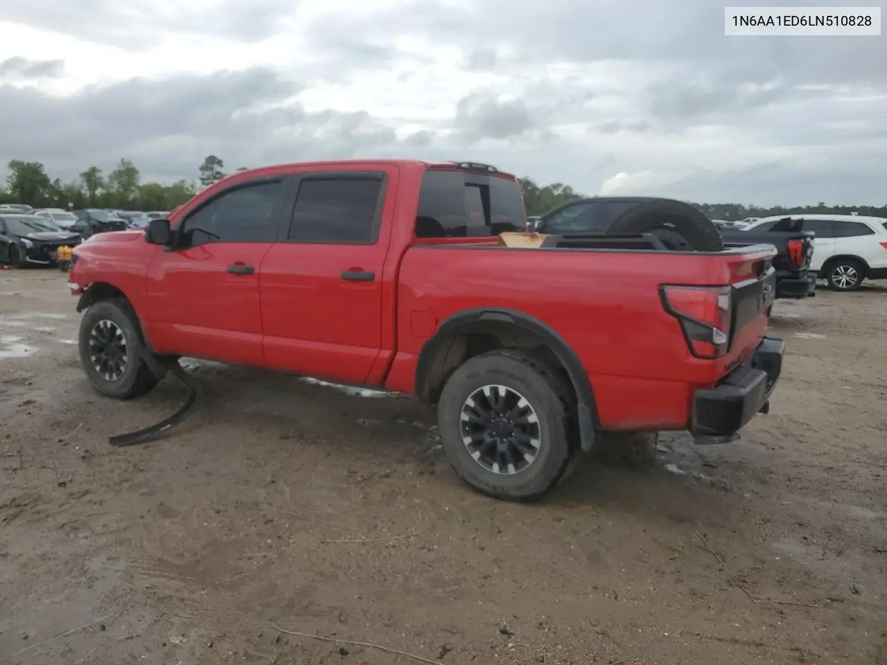 2020 Nissan Titan Sv VIN: 1N6AA1ED6LN510828 Lot: 48906145