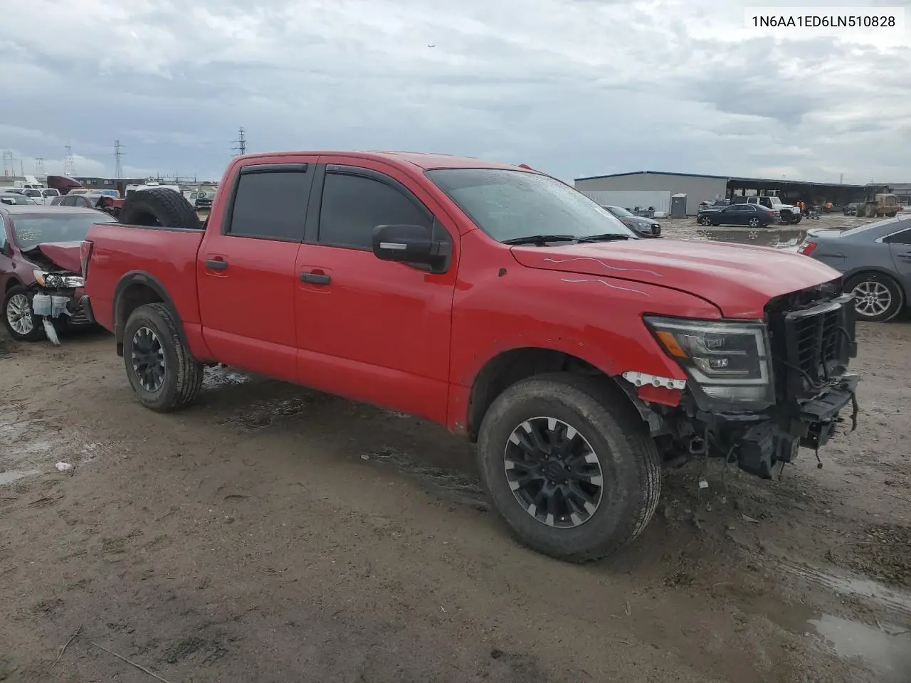 2020 Nissan Titan Sv VIN: 1N6AA1ED6LN510828 Lot: 48906145