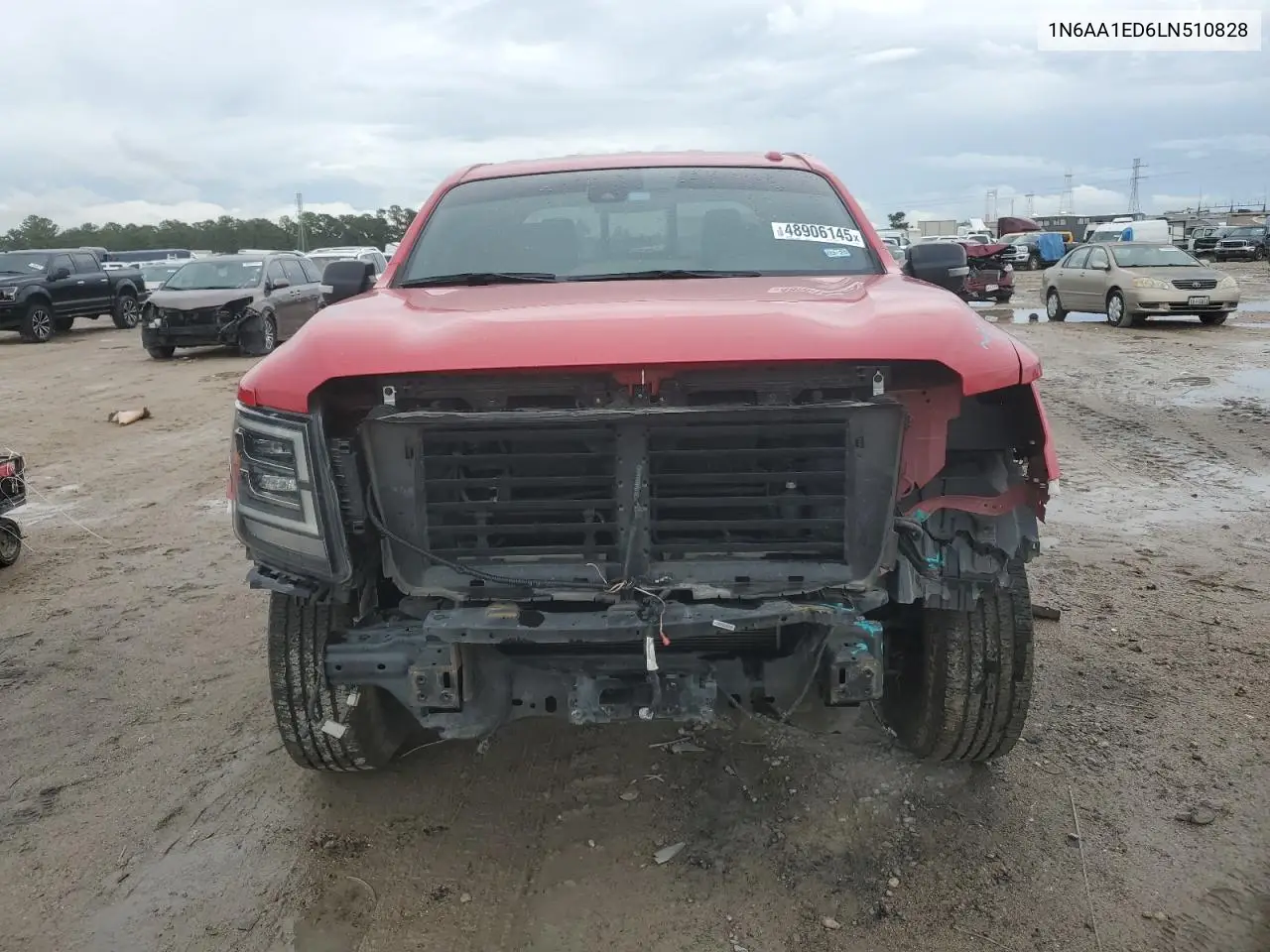 2020 Nissan Titan Sv VIN: 1N6AA1ED6LN510828 Lot: 48906145