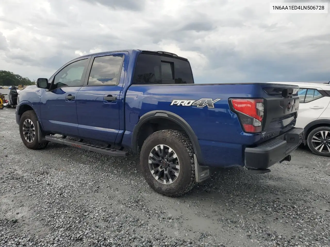 2020 Nissan Titan Sv VIN: 1N6AA1ED4LN506728 Lot: 61565745