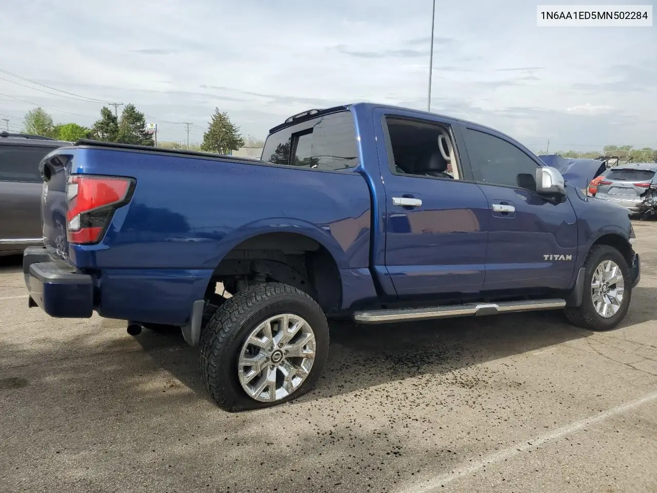2021 Nissan Titan Sv VIN: 1N6AA1ED5MN502284 Lot: 54158975