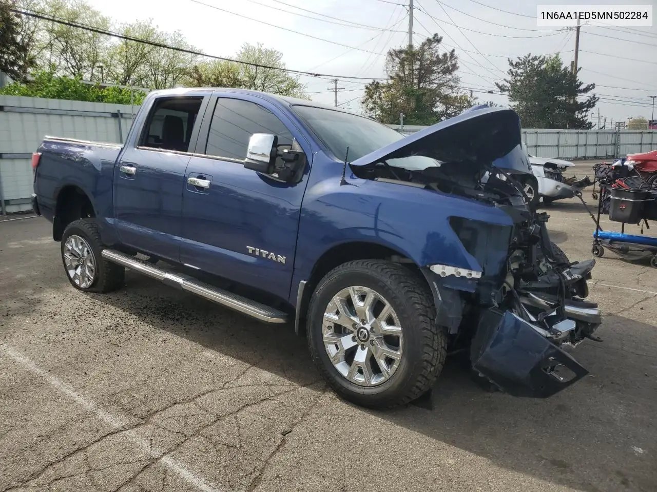 2021 Nissan Titan Sv VIN: 1N6AA1ED5MN502284 Lot: 54158975