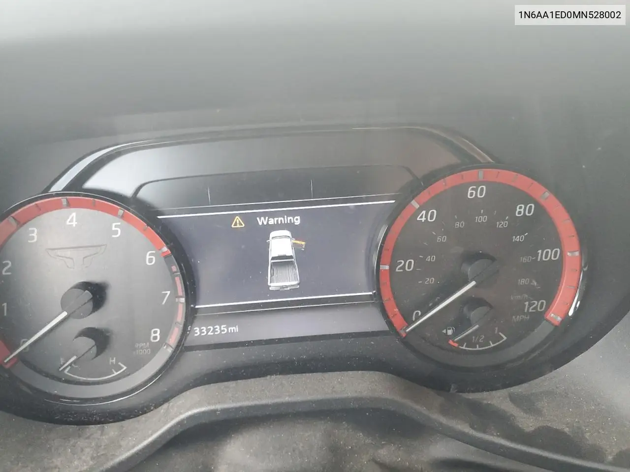 2021 Nissan Titan Sv VIN: 1N6AA1ED0MN528002 Lot: 54779885