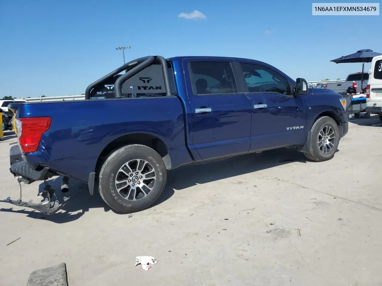 2021 Nissan Titan Sv VIN: 1N6AA1EFXMN534679 Lot: 56414955