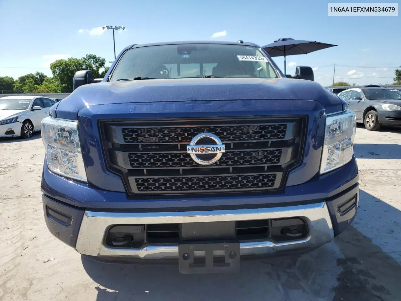 2021 Nissan Titan Sv VIN: 1N6AA1EFXMN534679 Lot: 56414955