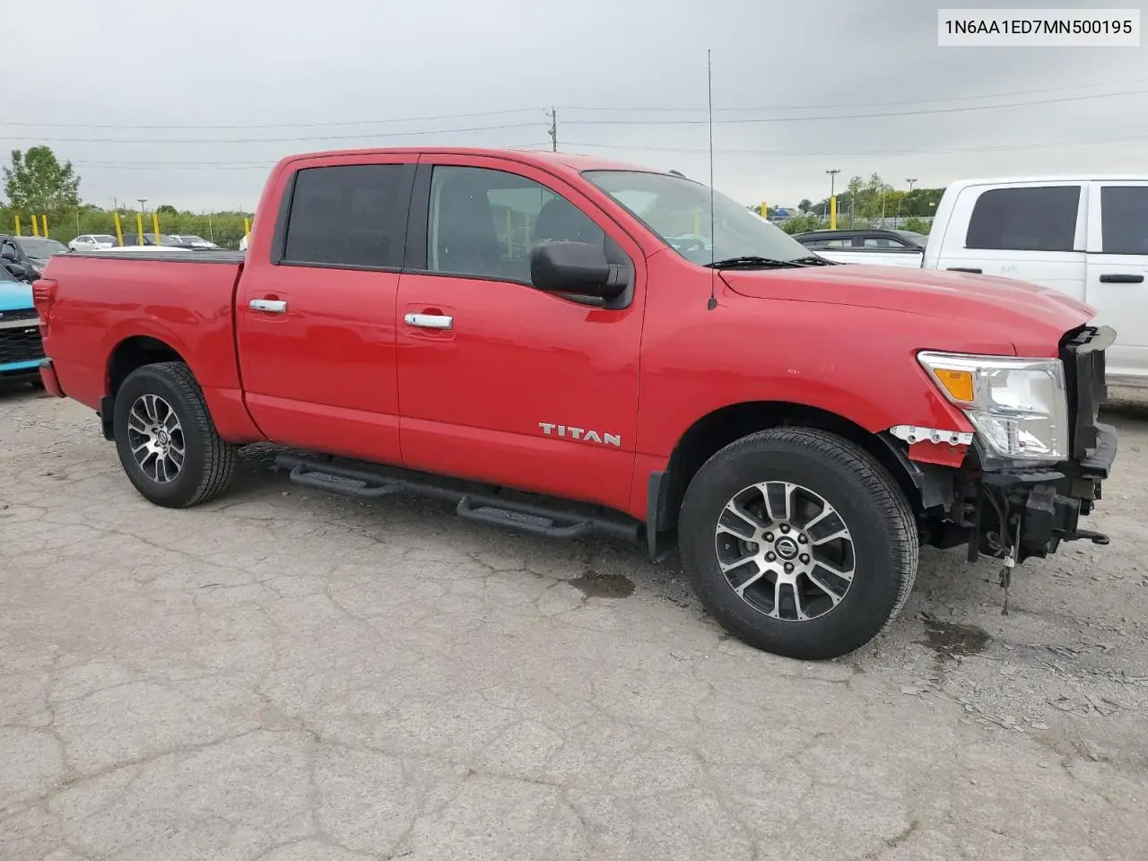 2021 Nissan Titan Sv VIN: 1N6AA1ED7MN500195 Lot: 56515535