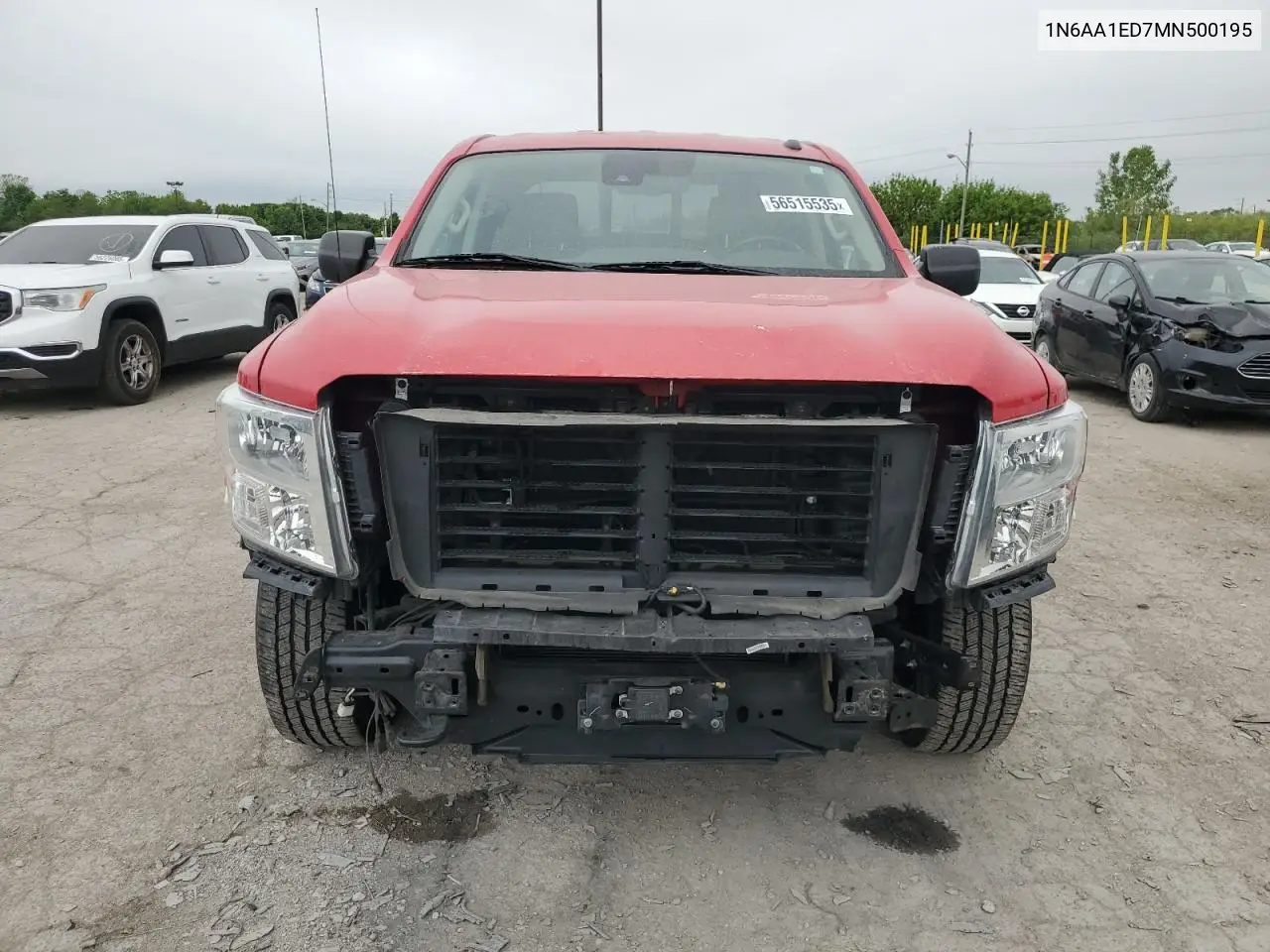 2021 Nissan Titan Sv VIN: 1N6AA1ED7MN500195 Lot: 56515535