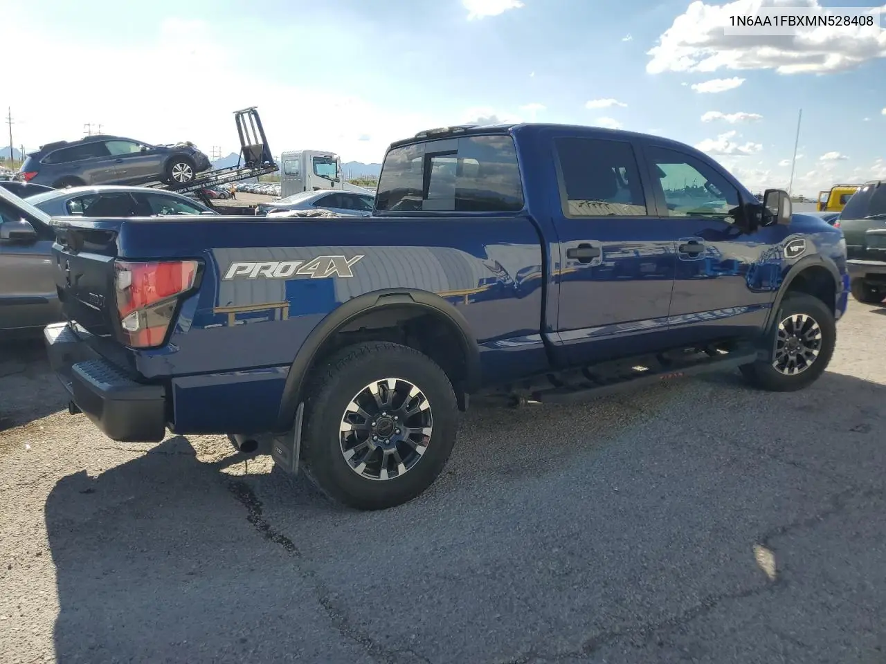 2021 Nissan Titan Xd Sv VIN: 1N6AA1FBXMN528408 Lot: 59546505