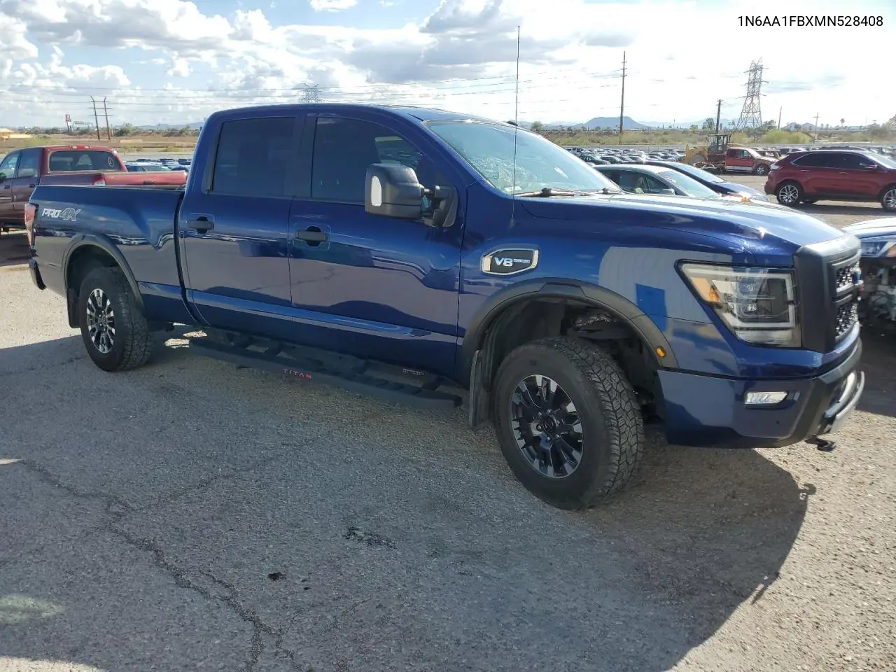 2021 Nissan Titan Xd Sv VIN: 1N6AA1FBXMN528408 Lot: 59546505