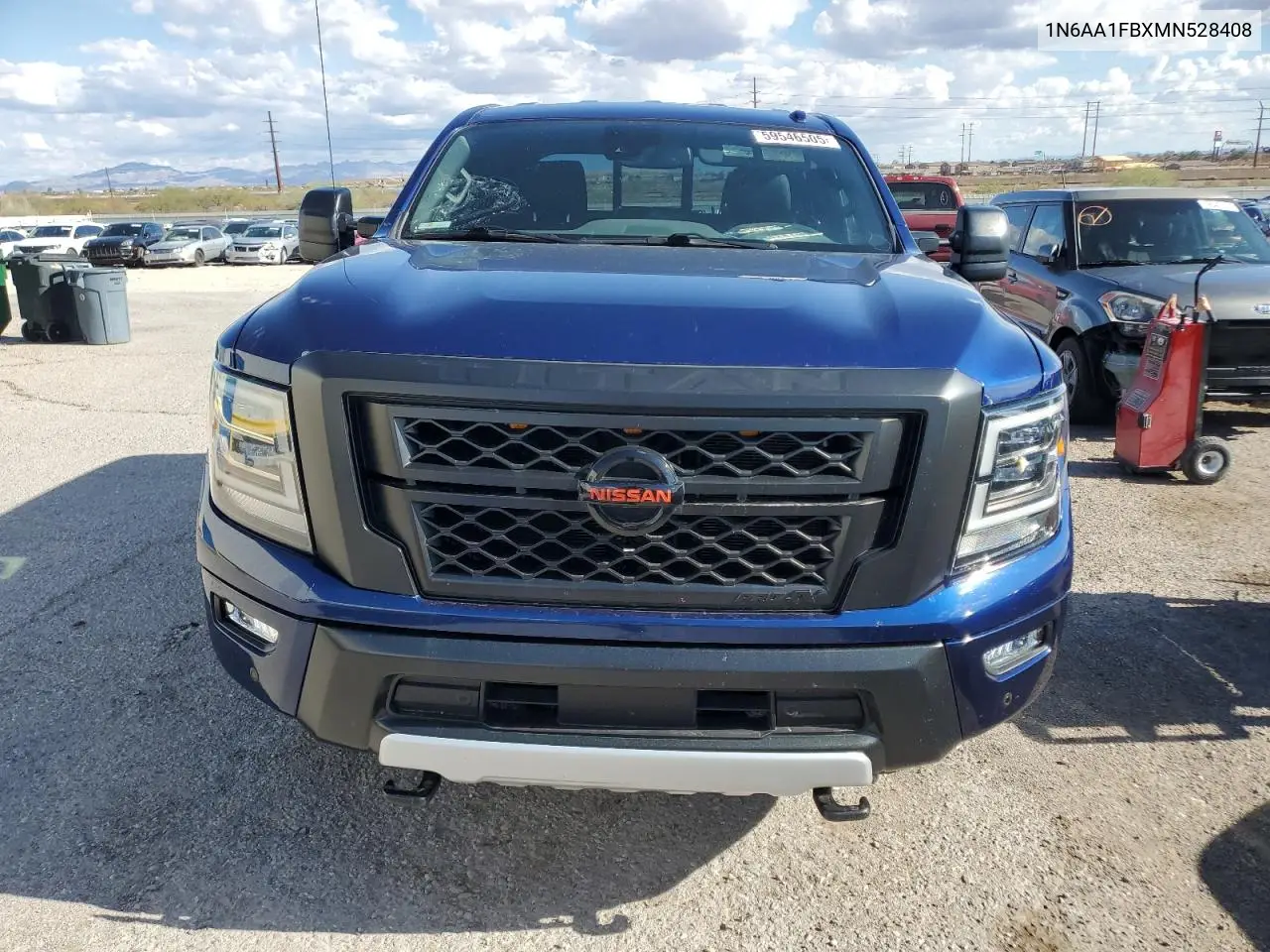 2021 Nissan Titan Xd Sv VIN: 1N6AA1FBXMN528408 Lot: 59546505