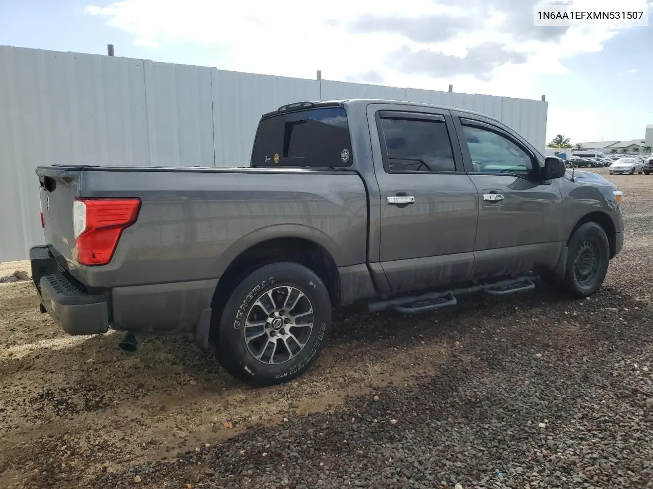 2021 Nissan Titan Sv VIN: 1N6AA1EFXMN531507 Lot: 60255315