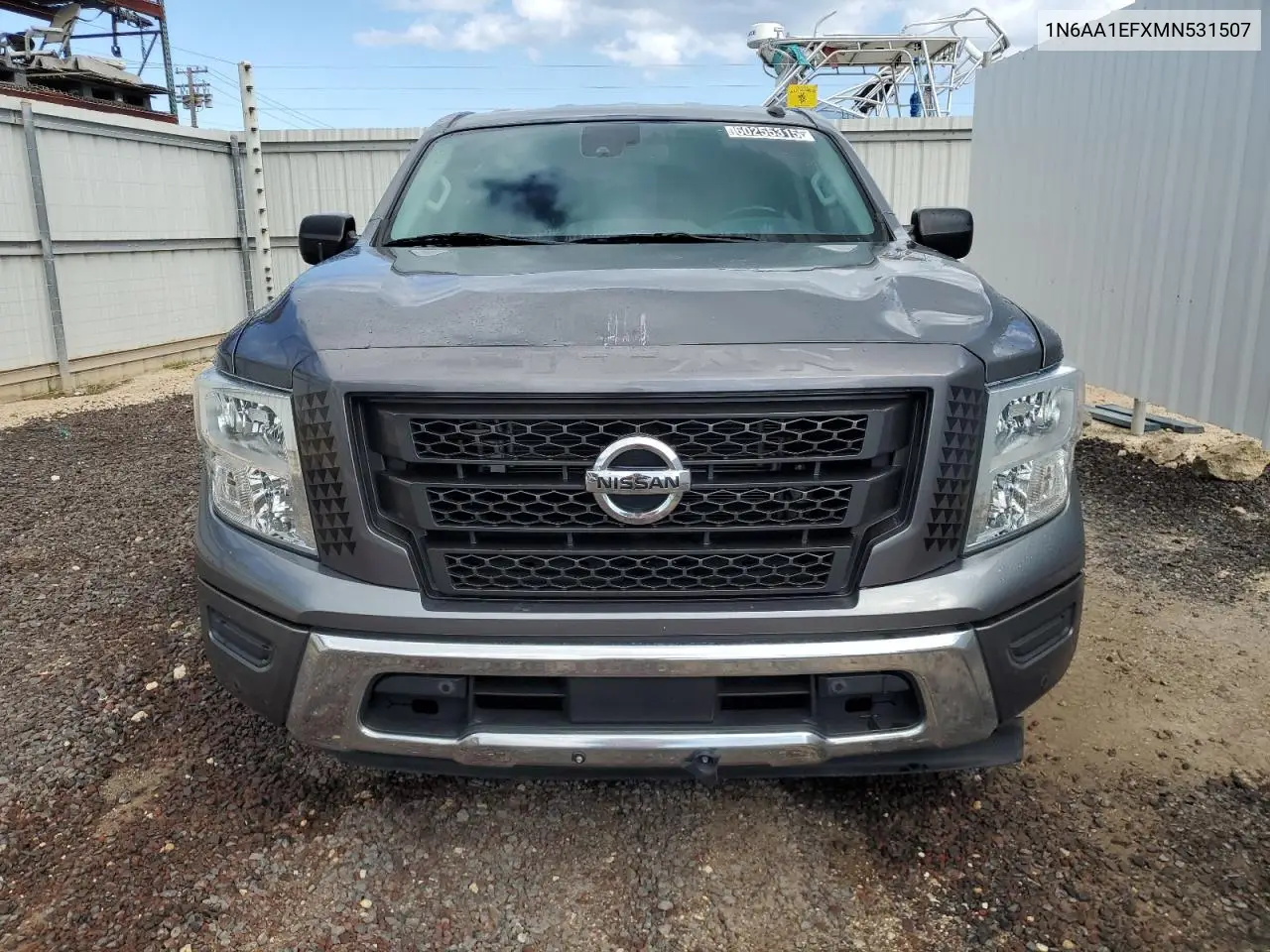 2021 Nissan Titan Sv VIN: 1N6AA1EFXMN531507 Lot: 60255315