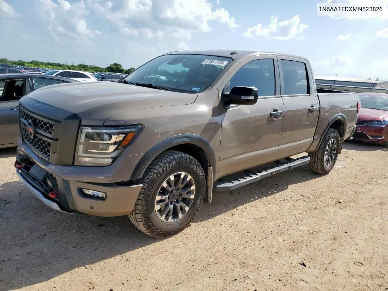 2021 Nissan Titan Sv VIN: 1N6AA1EDXMN523826 Lot: 61851765