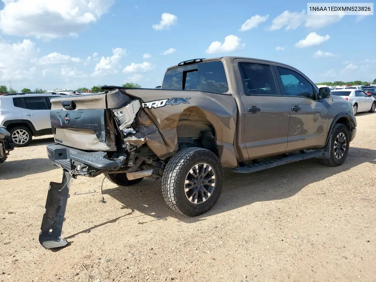 2021 Nissan Titan Sv VIN: 1N6AA1EDXMN523826 Lot: 61851765