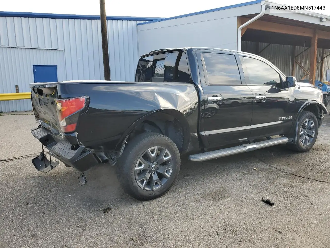 2021 Nissan Titan Sv VIN: 1N6AA1ED8MN517443 Lot: 61867695