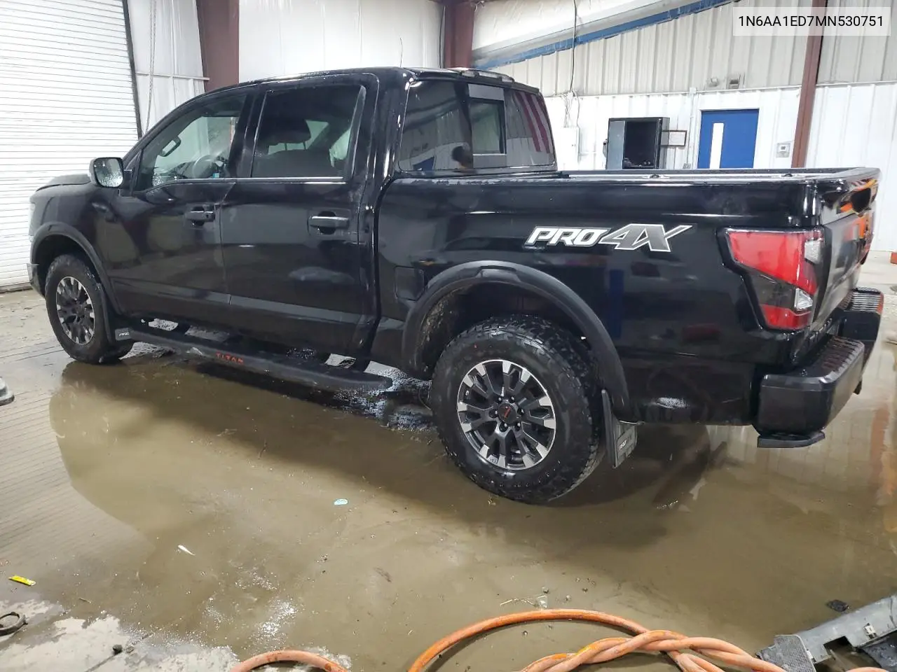 2021 Nissan Titan Sv VIN: 1N6AA1ED7MN530751 Lot: 62183225