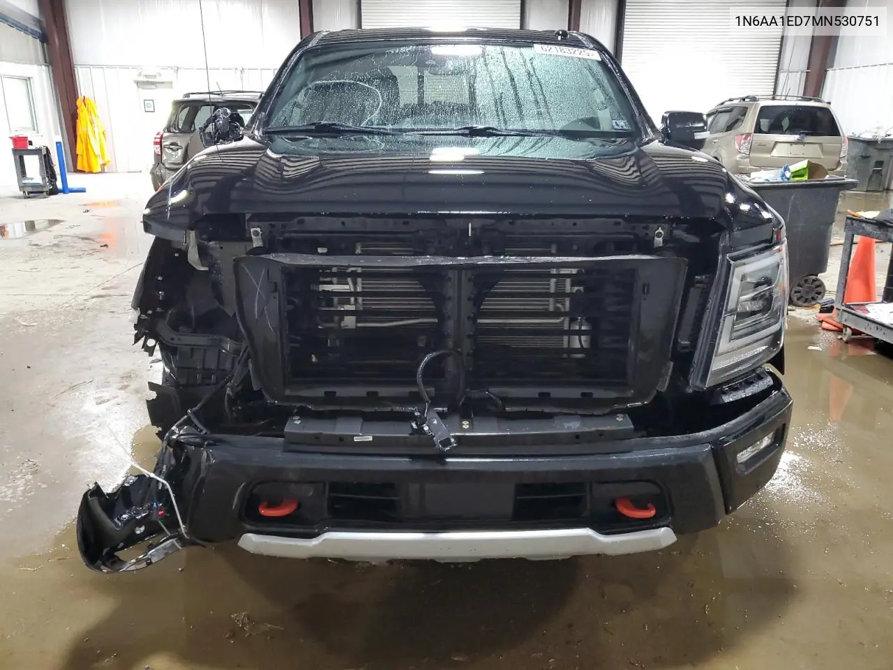 2021 Nissan Titan Sv VIN: 1N6AA1ED7MN530751 Lot: 62183225