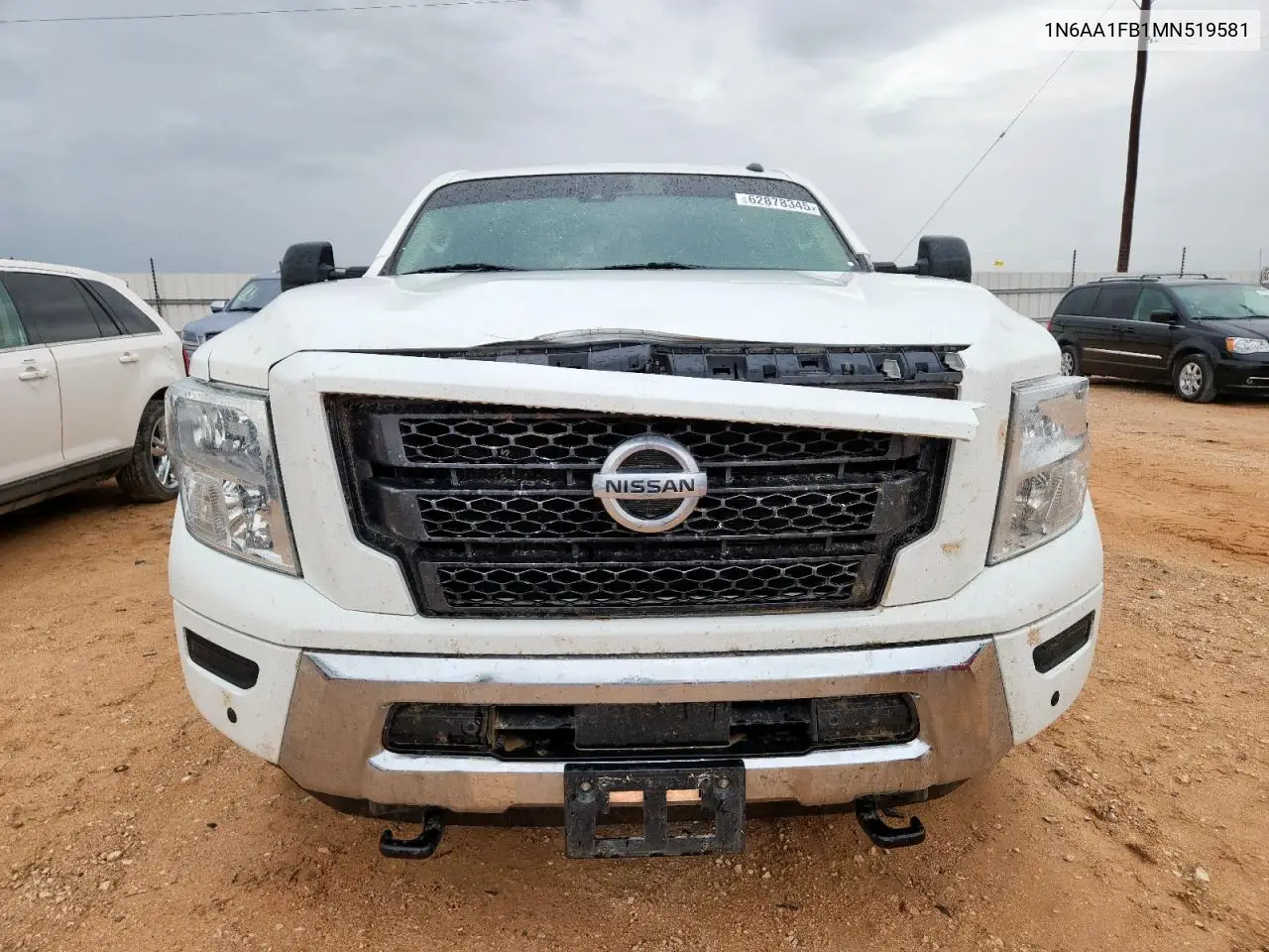 2021 Nissan Titan Xd Sv VIN: 1N6AA1FB1MN519581 Lot: 62878345