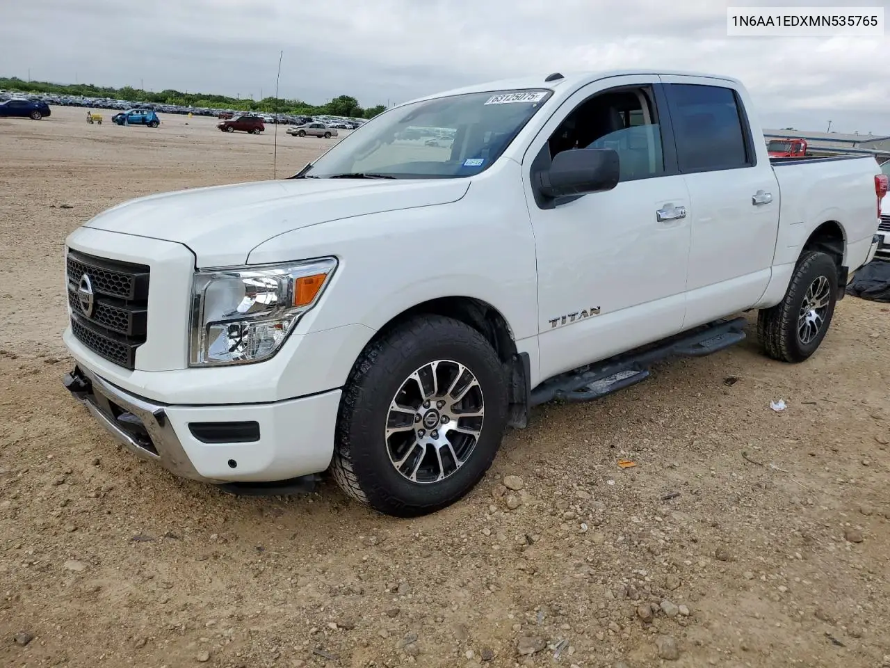 2021 Nissan Titan Sv VIN: 1N6AA1EDXMN535765 Lot: 63125075
