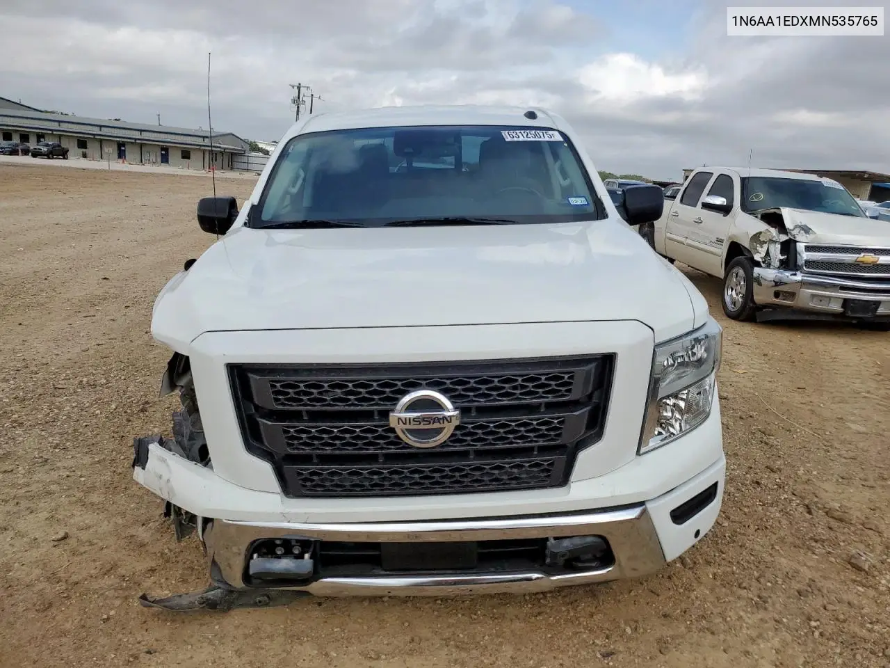2021 Nissan Titan Sv VIN: 1N6AA1EDXMN535765 Lot: 63125075