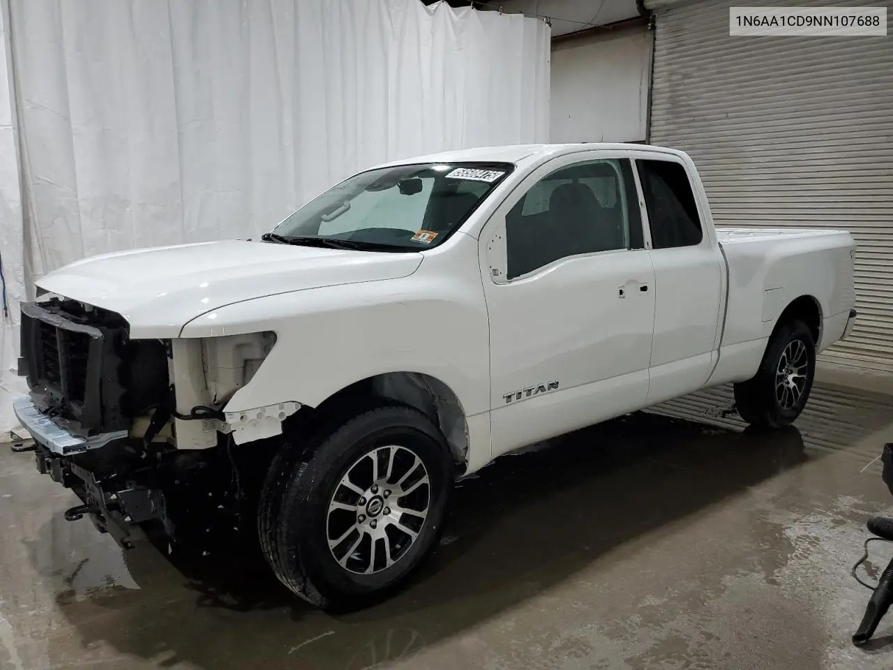 2022 Nissan Titan Sv VIN: 1N6AA1CD9NN107688 Lot: 58508475