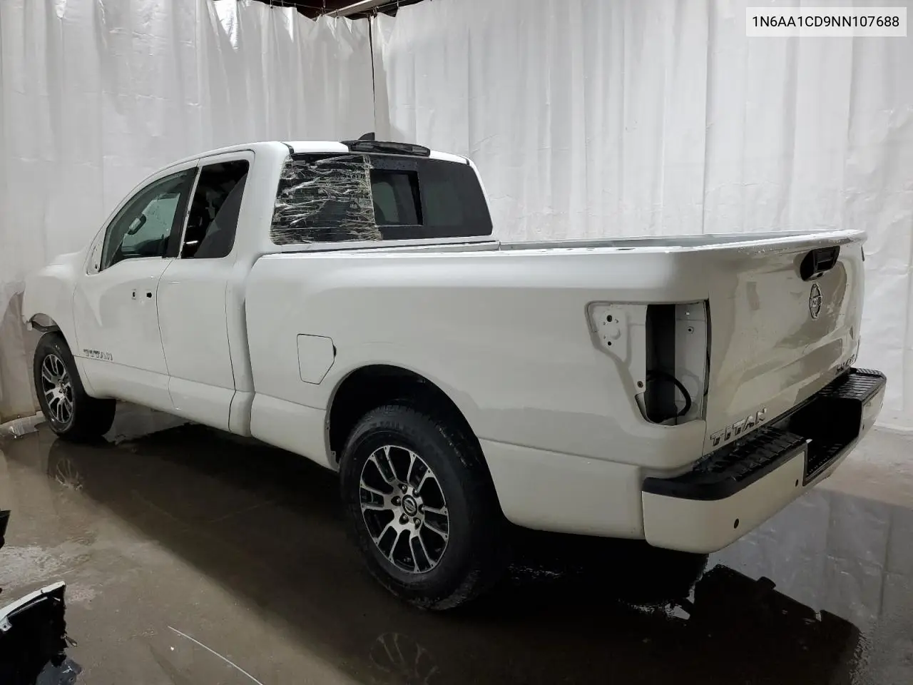 2022 Nissan Titan Sv VIN: 1N6AA1CD9NN107688 Lot: 58508475