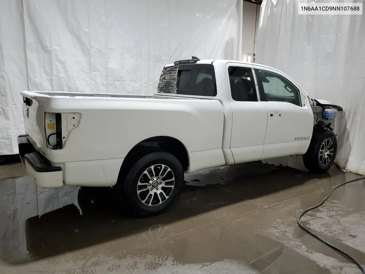2022 Nissan Titan Sv VIN: 1N6AA1CD9NN107688 Lot: 58508475