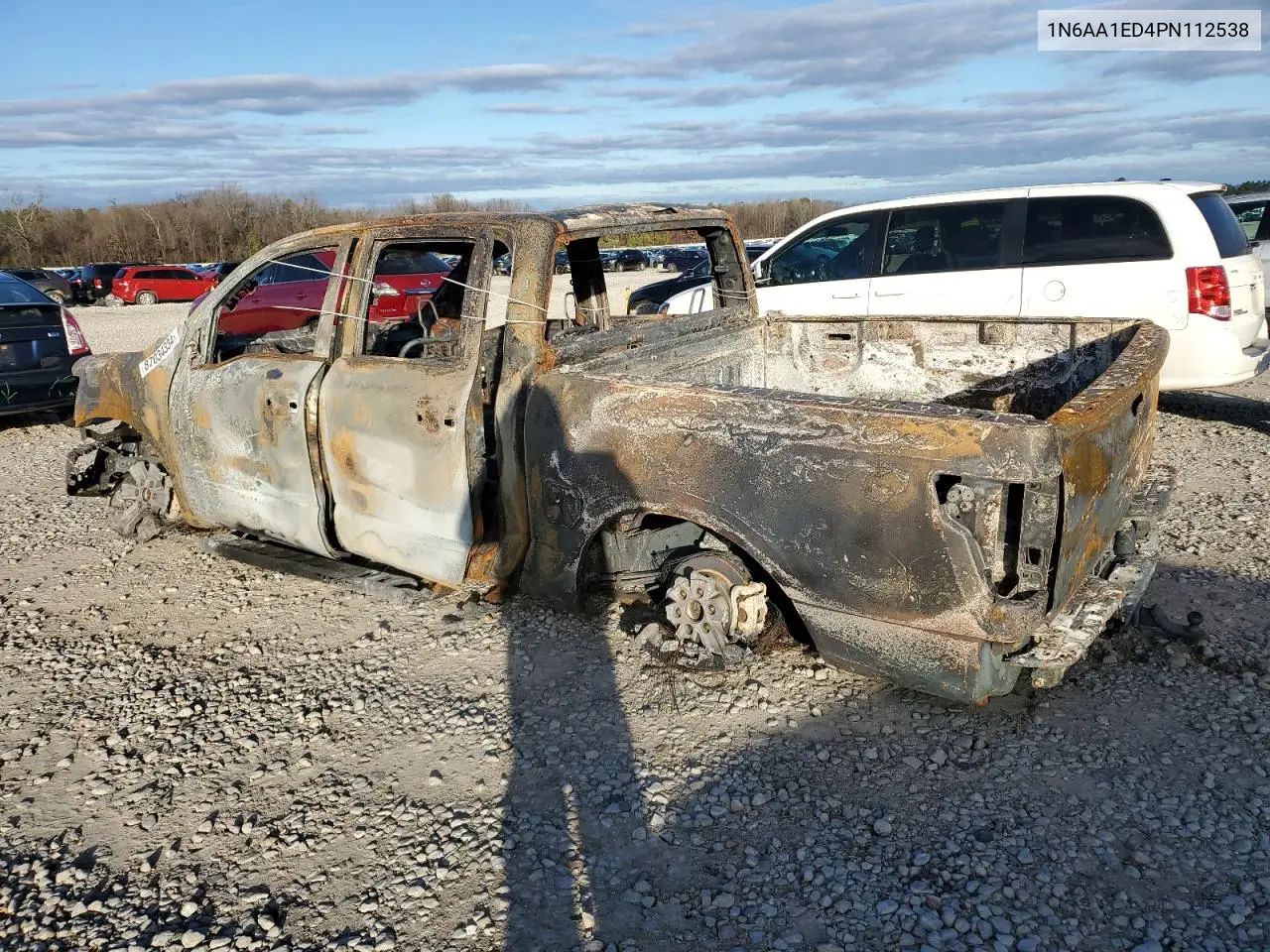 2023 Nissan Titan Sv VIN: 1N6AA1ED4PN112538 Lot: 87034334