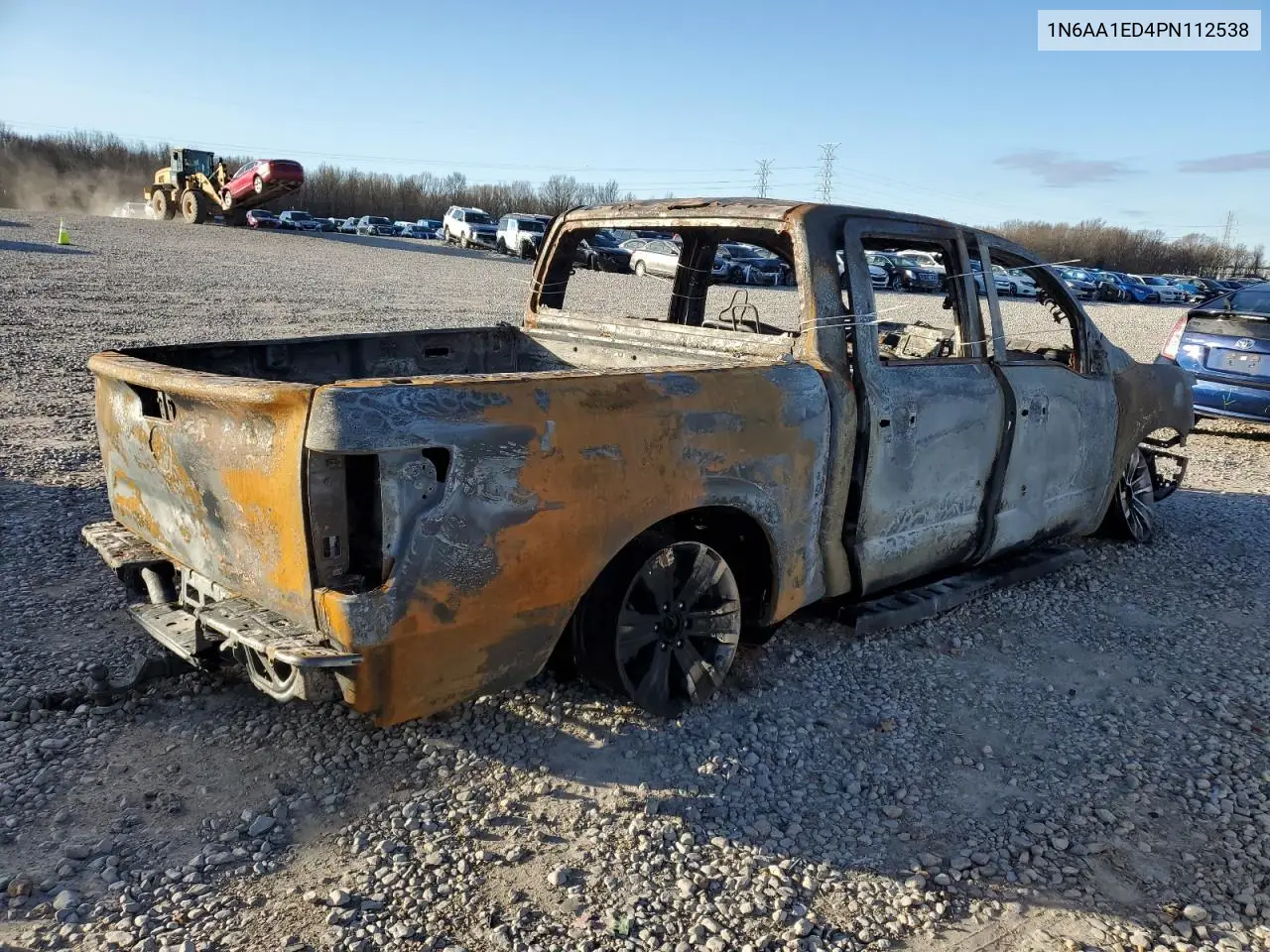 2023 Nissan Titan Sv VIN: 1N6AA1ED4PN112538 Lot: 87034334