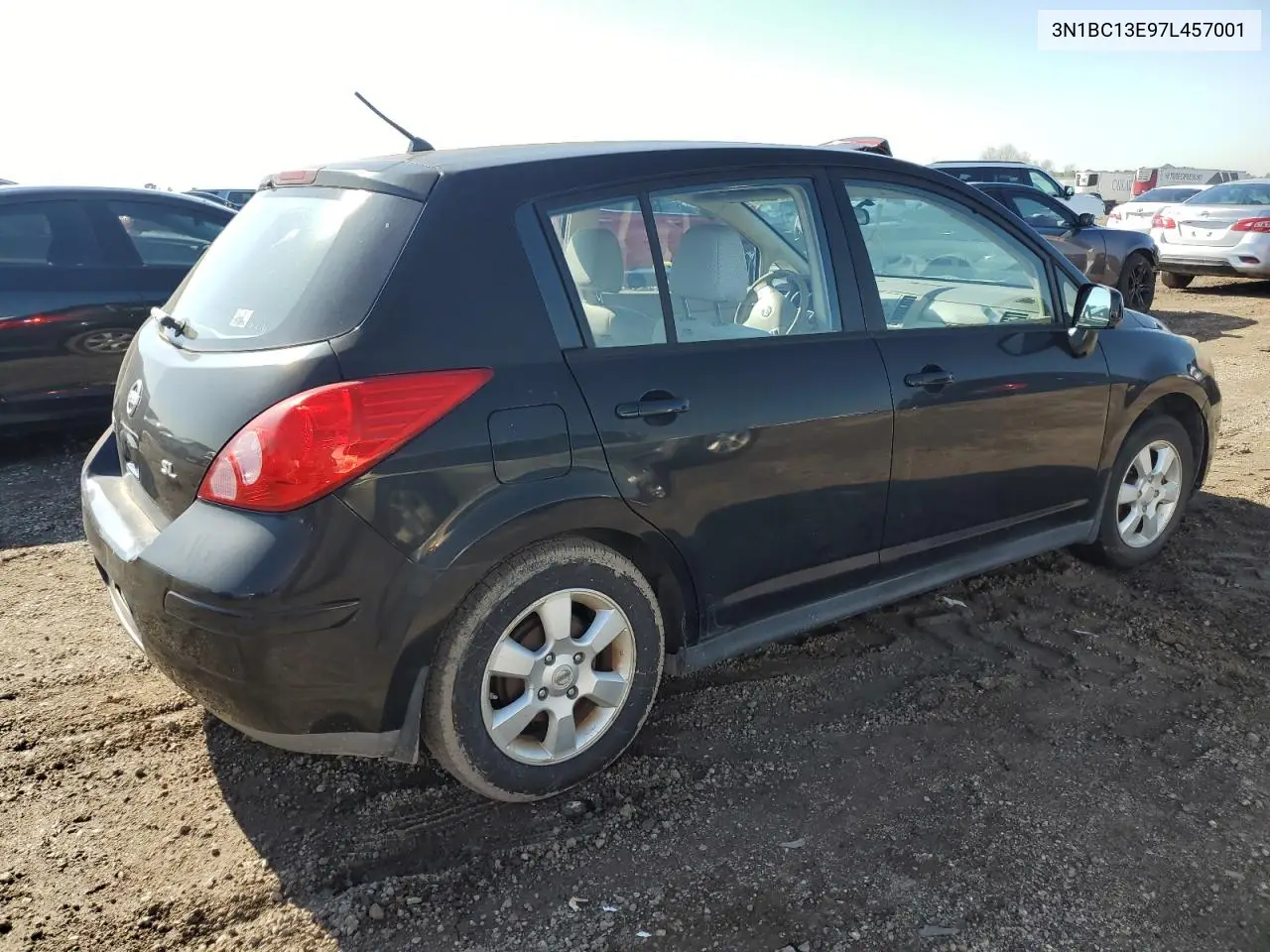 2007 Nissan Versa S VIN: 3N1BC13E97L457001 Lot: 46743815