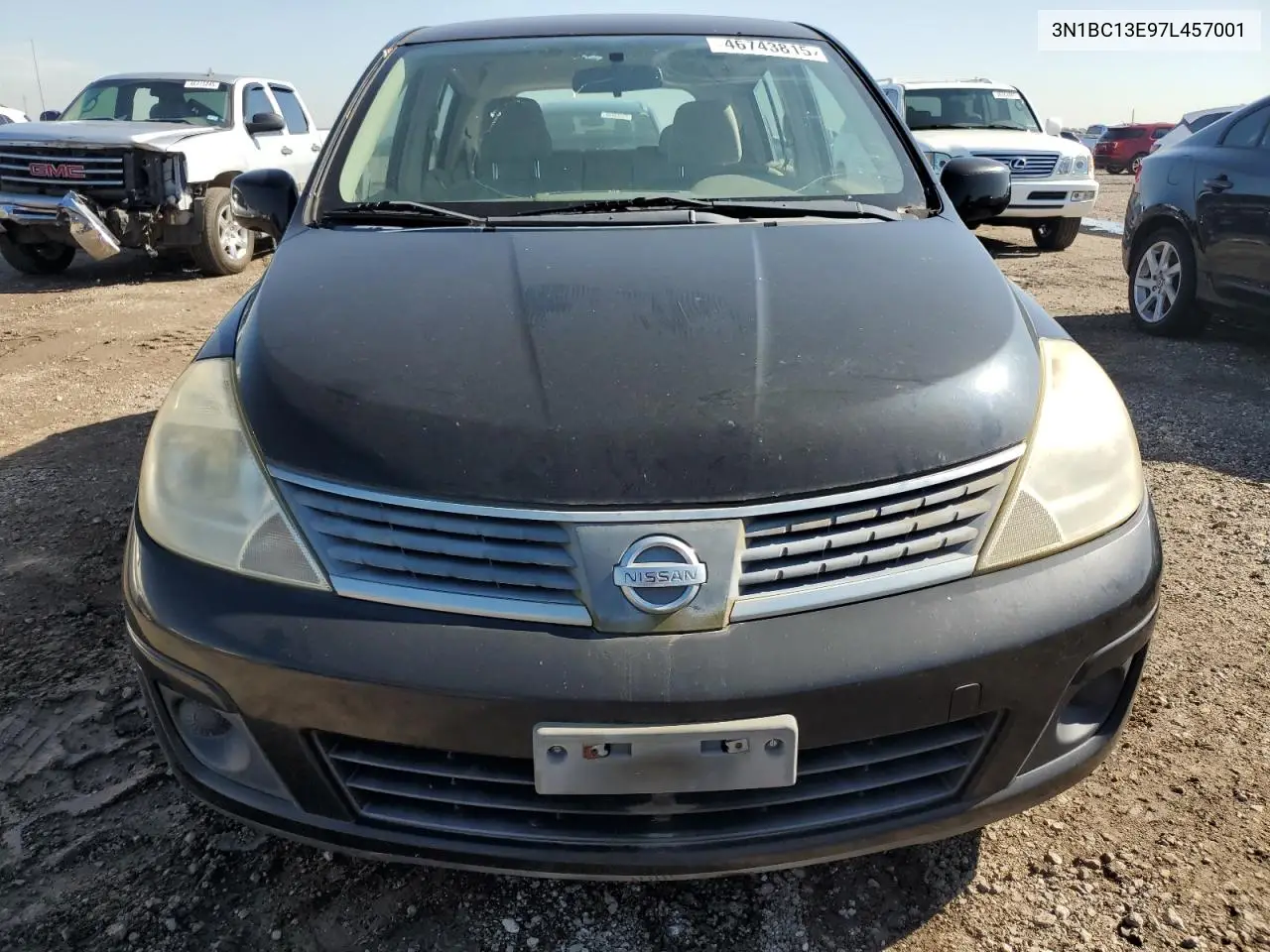 2007 Nissan Versa S VIN: 3N1BC13E97L457001 Lot: 46743815