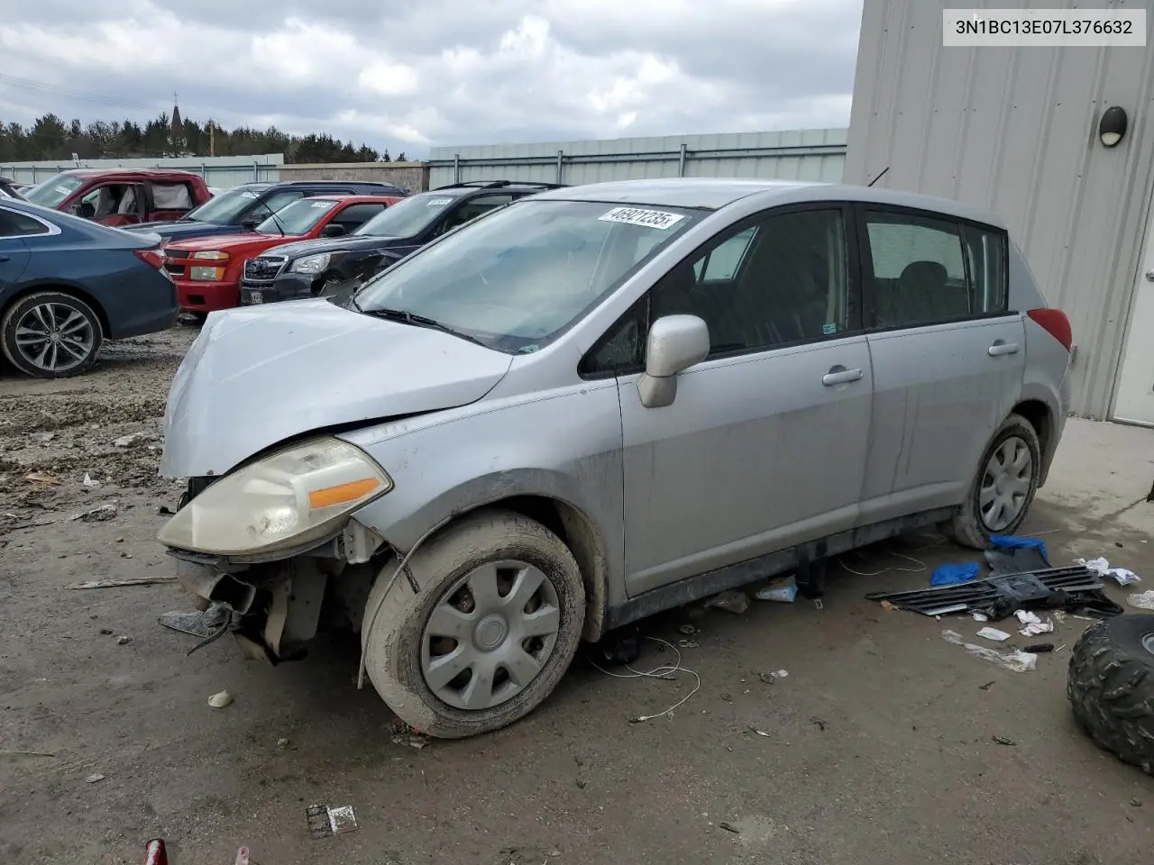 2007 Nissan Versa S VIN: 3N1BC13E07L376632 Lot: 46921235